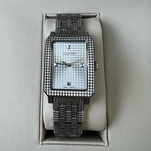 Burberry Ladies Pyramid Stud Bracelet Steel Watch Bu1907